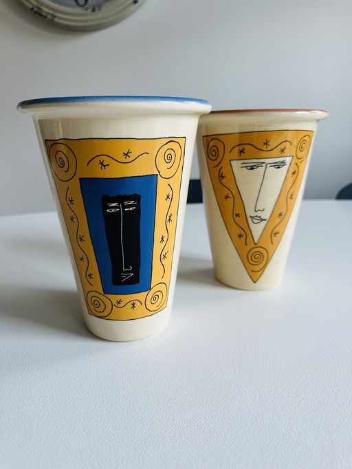 2 vases from Potteries Gemovers