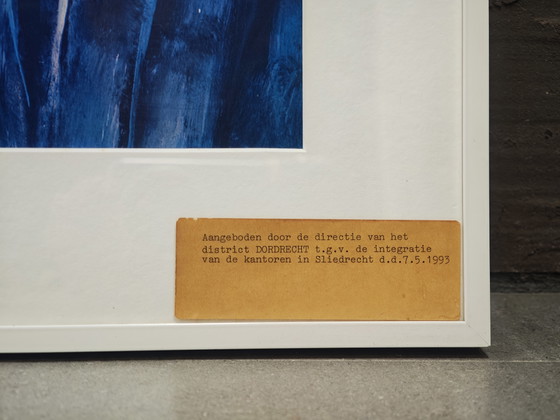 Image 1 of Ingelijst opdruk veldbloemen klaprozen 61x81cm