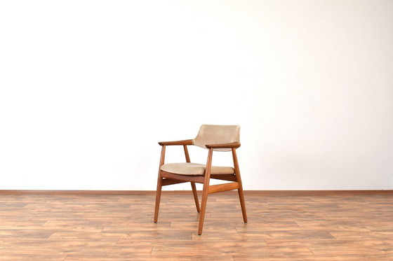 Image 1 of Mid-Century Danish Teak Armchair by Svend Åge Eriksen for Glostrup, 1960s.
