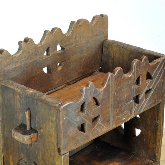 Cabinet d'art populaire roumain, vers 1950 – Meubles de rangement, Wood (photo 5 of 11)