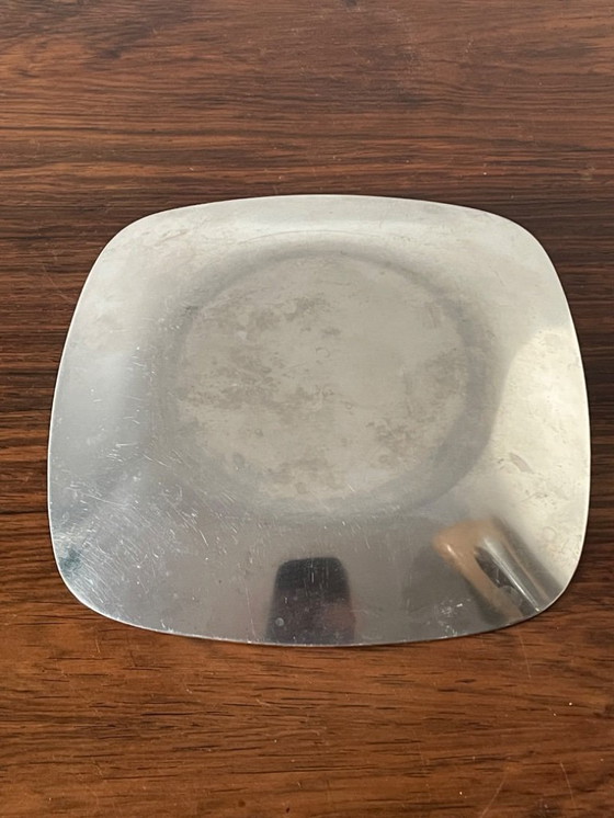 Image 1 of Vintage kleine geëmailleerde plaat van Cathrineholm Noorse