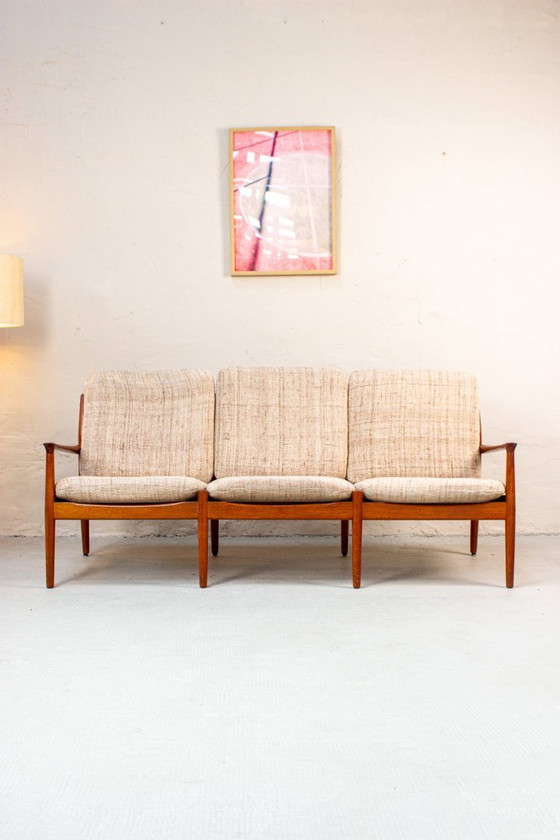 Image 1 of Vintage Teak Sofa Couch Svend Age Eriksen Glostrup Mid Century