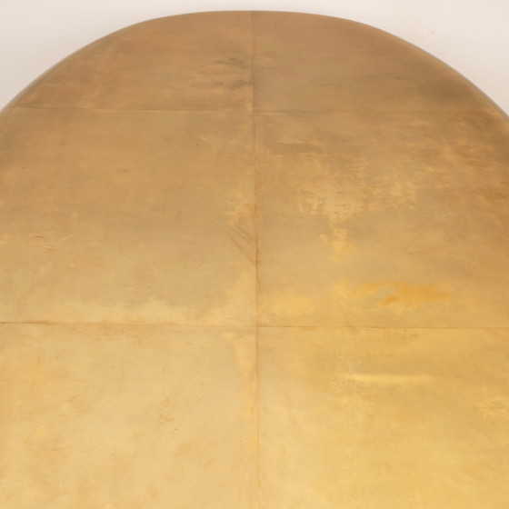 Angelo Mazzola parchment table produced by Ar.Vi Salpol, 1980 – Dining tables (photo 21 of 26)