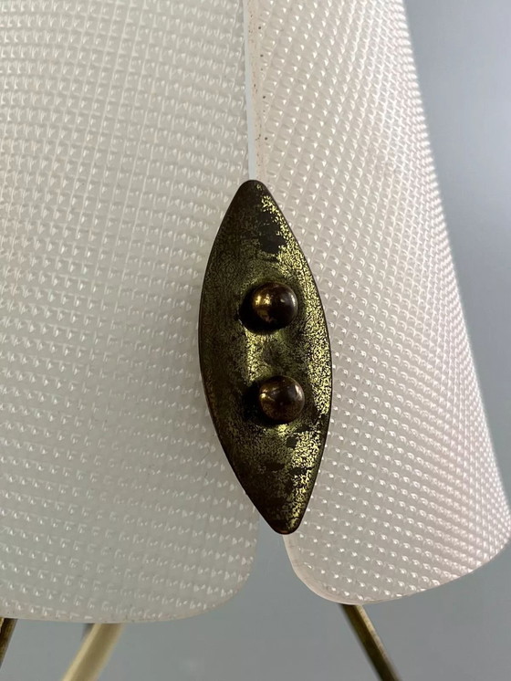 Image 1 of 60s 70s tripod lamp acrylic table lamp bedside lamp space age design