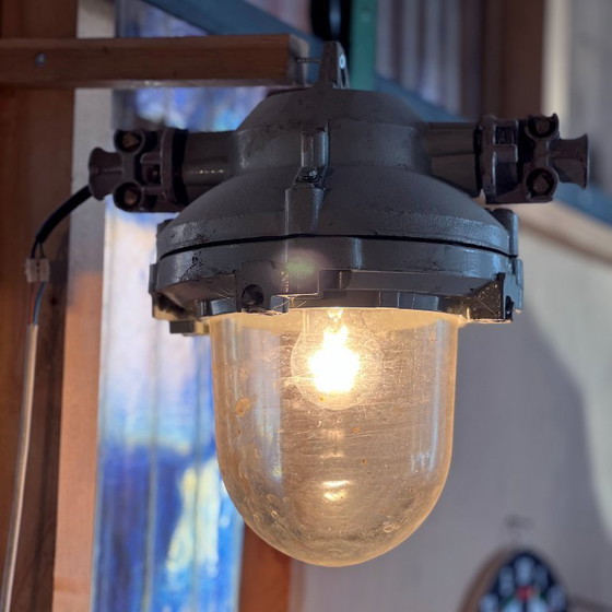 Image 1 of Plafonnier industriel, Tchécoslovaquie, années 1950