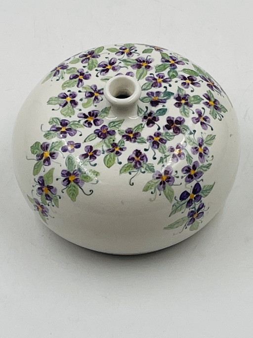 Ceramica Soliflore firmata "Donche