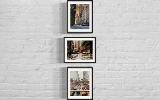 Straten van New York II - Serie van 3