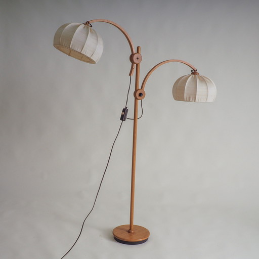Teak stehleuchte by Domus