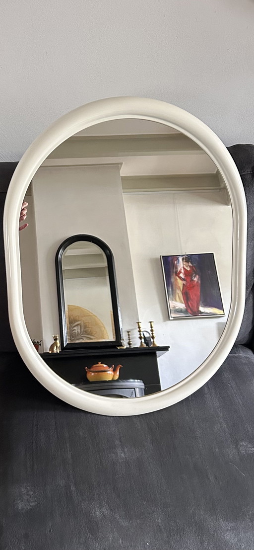 1970s Vintage Bathroom Mirror with Cabinet