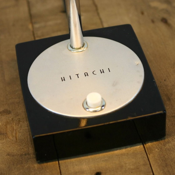 Image 1 of Lampada da scrivania vintage Hitachi Moonlight modello 506 | Design giapponese dell'era spaziale | Anni '70