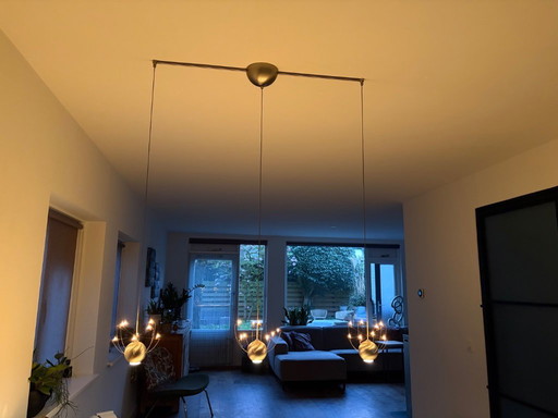 Quasar skirt pendant lamp, 3 lights
