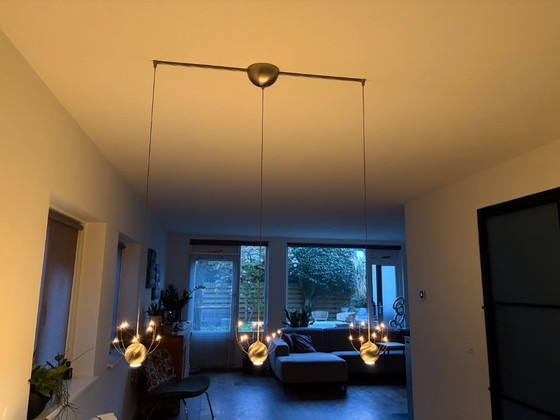 Image 1 of Quasar skirt pendant lamp, 3 lights