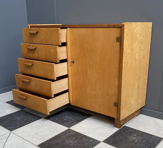 Image 1 of Mueble WK de madera rubia de Arno Lambrecht 1952
