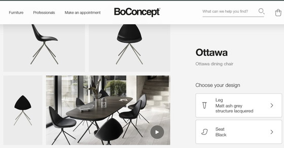 Image 1 of Set tavolo da pranzo - 6 sedie da pranzo - lampada a sospensione di design