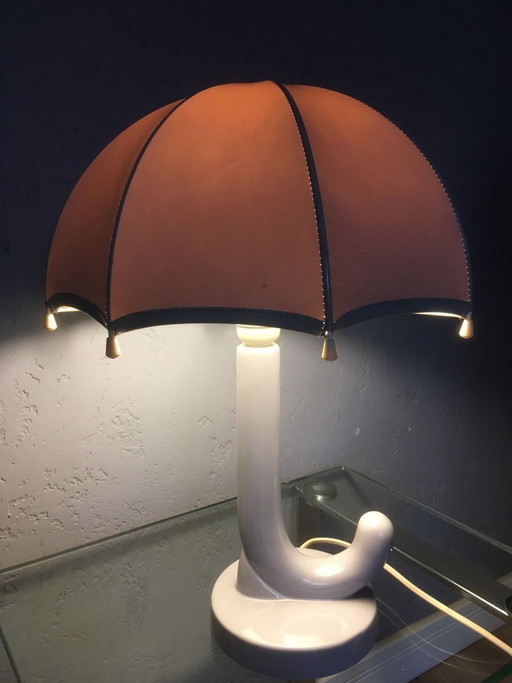 Vintage Schirm-Tischlampe, 1970er Jahre