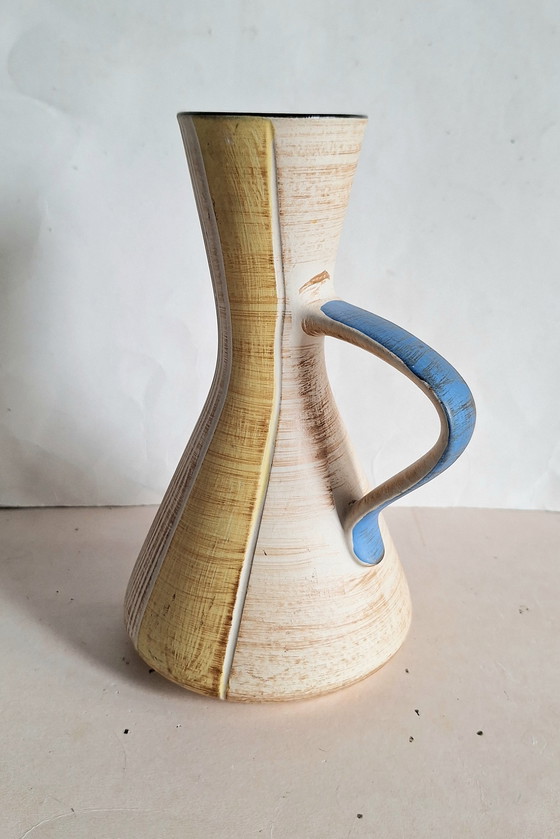 Image 1 of Brocca in terracotta vintage Dümler &amp; Breiden, Germania. Smalto opaco all'esterno. Anni '60.