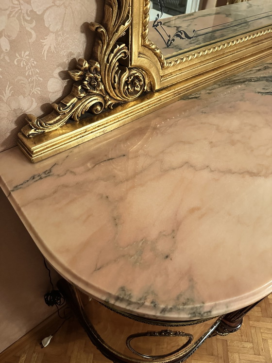 Image 1 of Buffet JP Ehalt avec miroir - Style Louis XIV - Buffet vintage années 70 - Ehalt Meubles