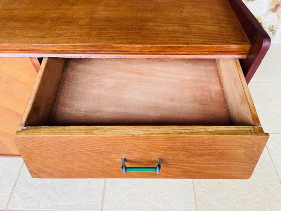 Image 1 of Mid-Century, Ash and Mahogany Sideboard 1950s