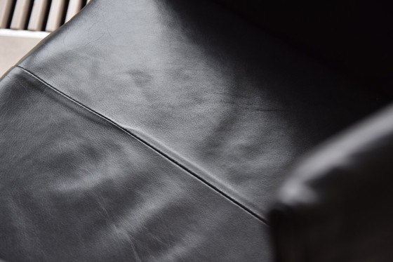 Image 1 of Sei sedie da pranzo, materiale pelle, colore antracite