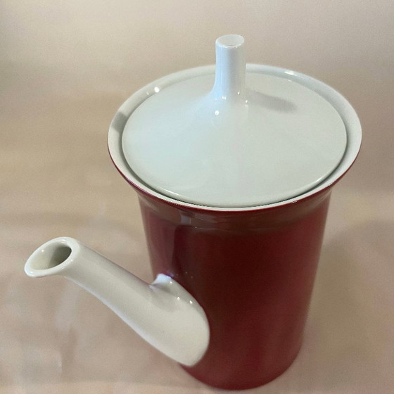 Rosenthal Berlin Secunda Purpur, Coffee pot with 4 cups, Design H. Th. Baumann – Crockery, Porcelain (photo 3 of 10)