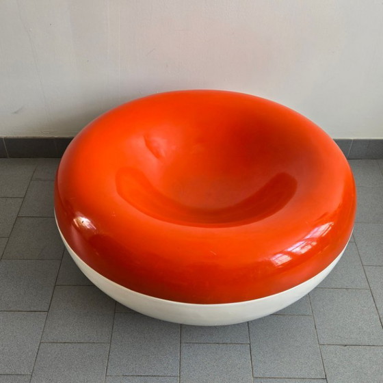 Image 1 of Vintage 1960s swing chair by Charles Zublena, Les Plastiques de Bourgogne, 1960s