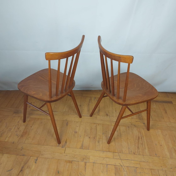 Image 1 of 2x Silla TON checoslovaca de los años 60