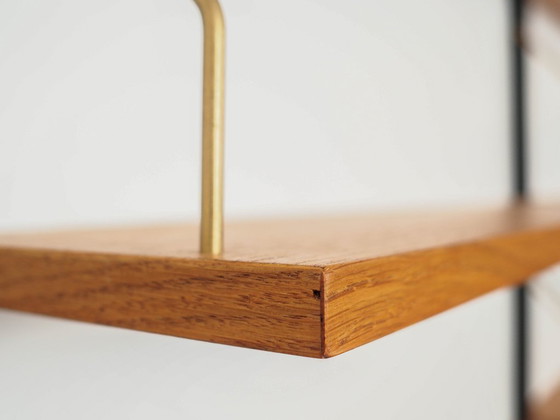 Image 1 of Systeemboekenkast in eikenhout, PS Systeem, Deens ontwerp, jaren 60, productie: Randers Møbelfabrik