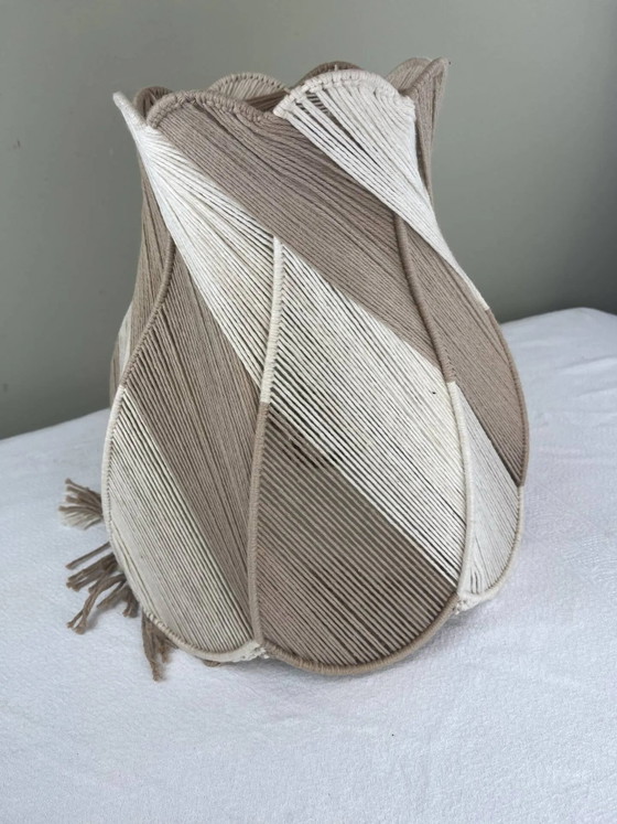 Abat-jour en fil de coton – Objets déco, Wool, Cotton, Bohemian (photo 6 of 9)