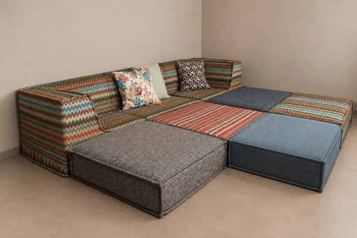 New, Patchwork design Sofa, Super Modular, Mid-century style