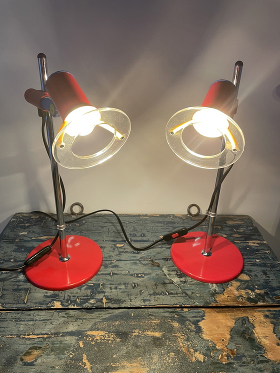 Image 1 of Vintage Memphis bureaulampen