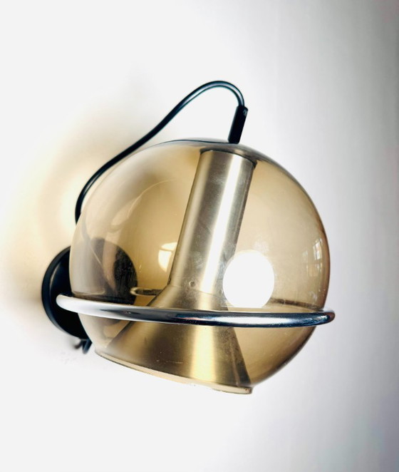 Image 1 of Ensemble d'appliques Globe par Frank Ligtelijn pour Raak Amsterdam, 1960