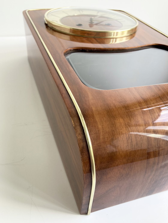 Image 1 of Vintage Kieninger wall clock - mechanical - 1950s/60s