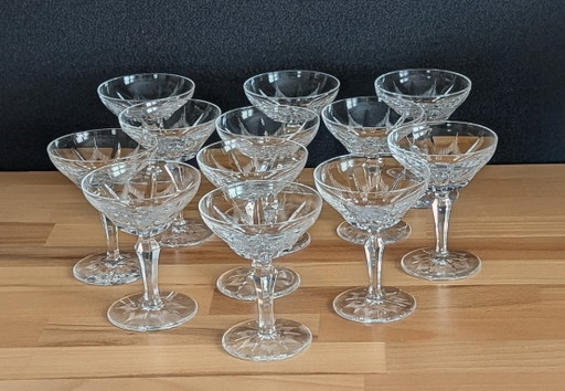 Set van 12 Villeroy & Boch kristallen likeurglazen, champagneglazen – glazen karaffen, Crystal (photo 2 of 11)