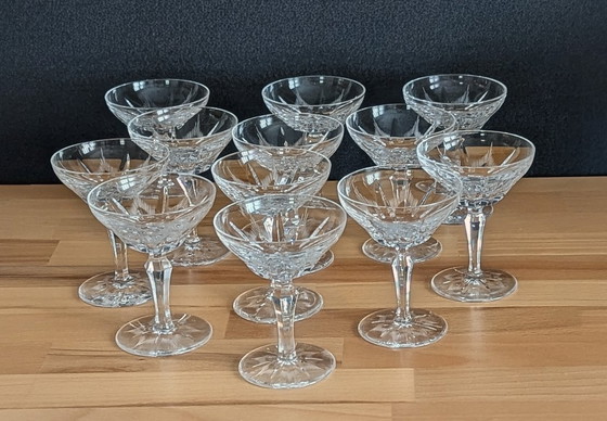 Set van 12 Villeroy & Boch kristallen likeurglazen, champagneglazen – Villeroy und Boch, Glazen & Karaffen (photo 2 of 11)