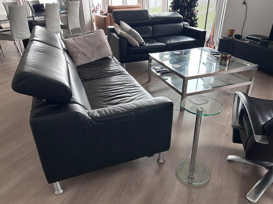 Image 1 of 2/5-seater + 3-seater Montel sofas 168-63-42/207-63-42