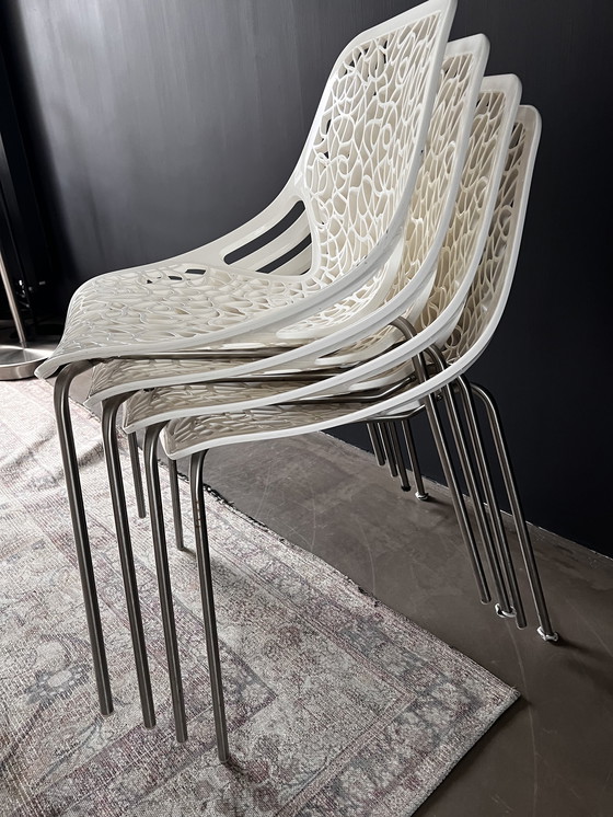 Image 1 of Casprini Caprice Tube Design Vintage Stoelen 4x