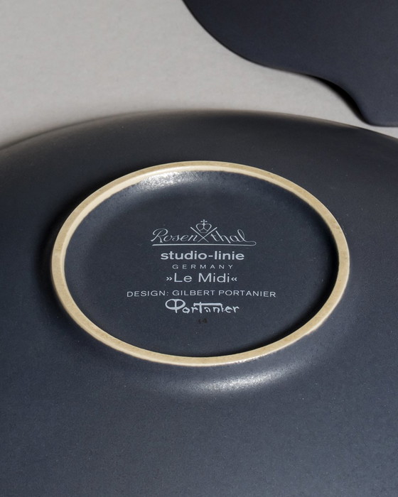 Image 1 of Gilbert Portanier for Rosenthal Studio-Line "Le Midi" Twin Plates, 1980s