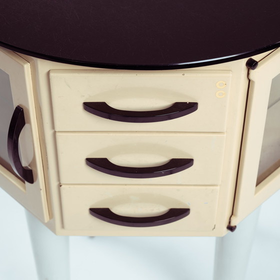 Image 1 of Industrial Turnable Dentist Cabinet, France 1950s