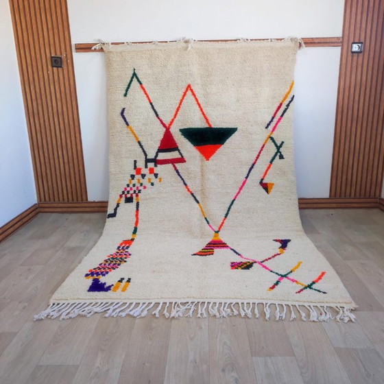 Autentico tappeto berbero marocchino tessuto a mano, 220 cm x 320 cm – Tappeti, Cotton (photo 4 of 11)
