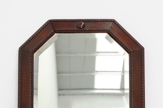 Image 1 of French Art Deco Mirror in Wood, circa 1920