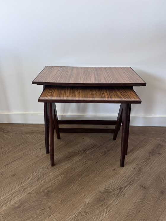 Image 1 of Vintage 1960s Side Table Set/Nesting Tables