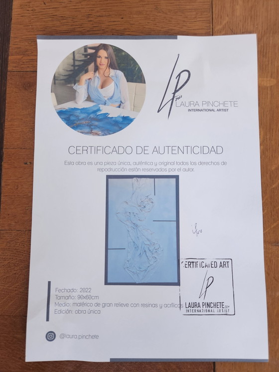 Image 1 of Laura Pinchete (2022) - "Pureza Estructural" - Opera a rilievo unica con certificato