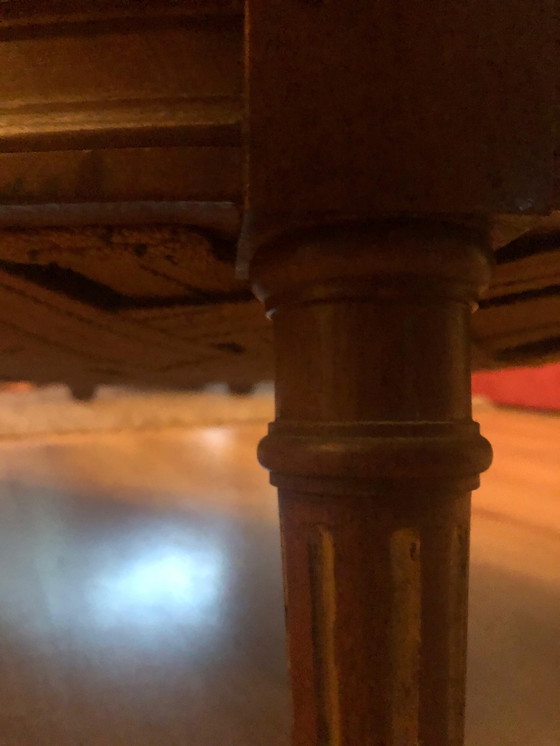 Image 1 of Lodewijk XVI bankje antiek 