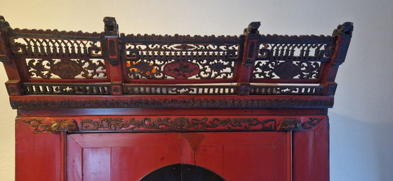 Image 1 of Antico armadio da sposa cinese - Esemplare unico