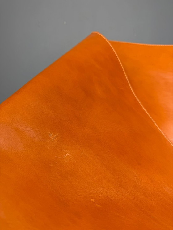 Image 1 of Pierre Paulin AP-14 cognac leather armchair for A. Polak, 1955