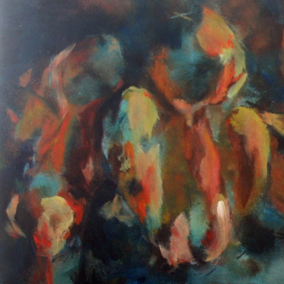Image 1 of Helma Kotoun - Oil on meranti n.t. (very large)