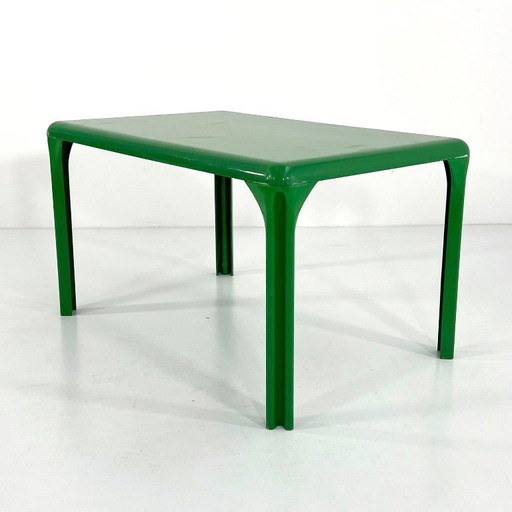 Green Stadio Dining Table by Vico Magistretti for Artemide, 1970s