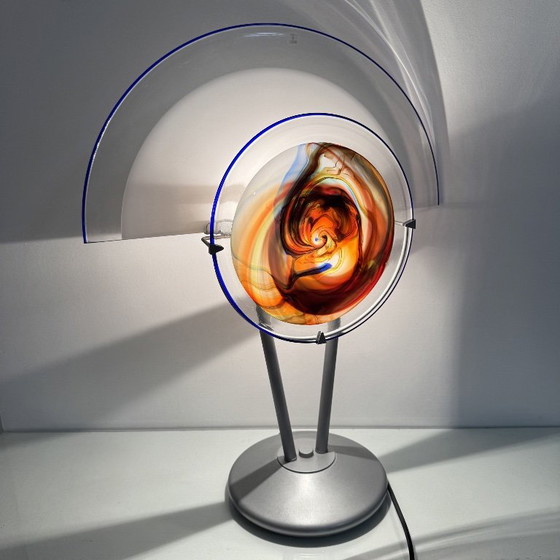 Sunset Murano Glass Table Lamp, Vintage Design, 1980s – vetri murano, Metal (photo 10 of 10)