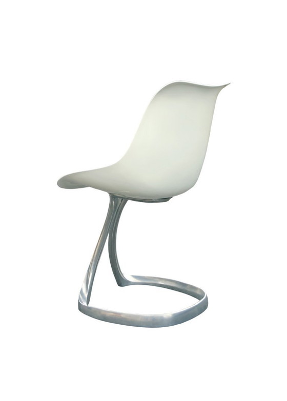 Image 1 of Ensemble Salle à Manger, Table Borsani T69 et 4 chaises Michel Charron