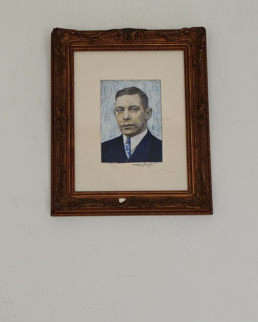 Peinture ( Portrait ) Signée MALERSLUST